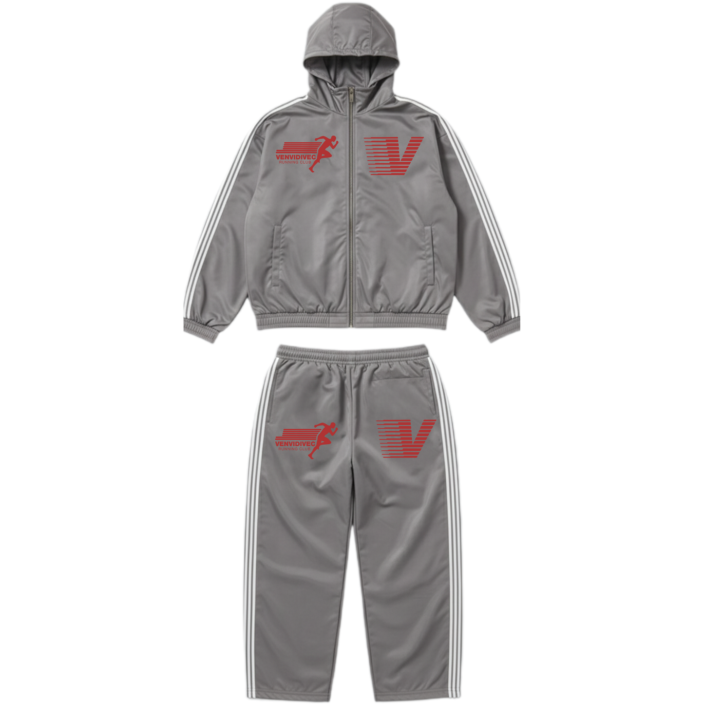 Gray Running Club Set
